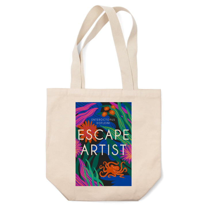 Lush Environment Collection, Octopus Foliage, Escape Artist, Tote Bag - Lantern Press