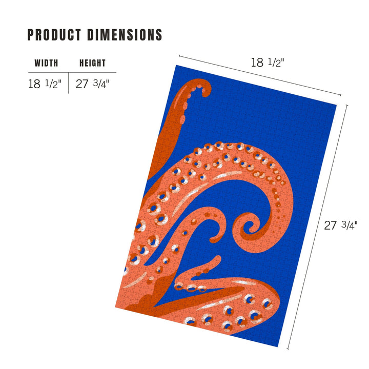 Lush Environment Collection, Octopus Tentacles, Jigsaw Puzzle Puzzle Lantern Press 