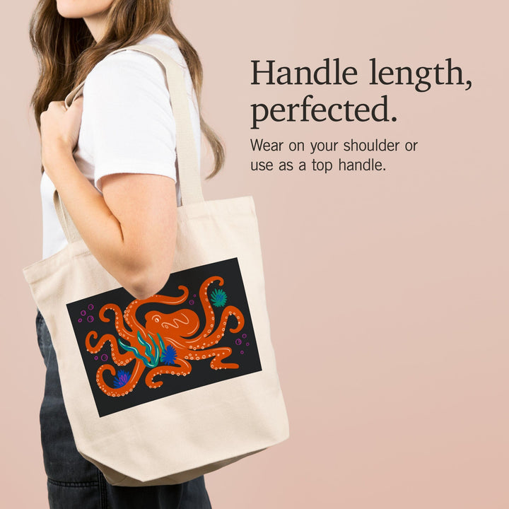 Lush Environment Collection, Octopus, Tote Bag - Lantern Press