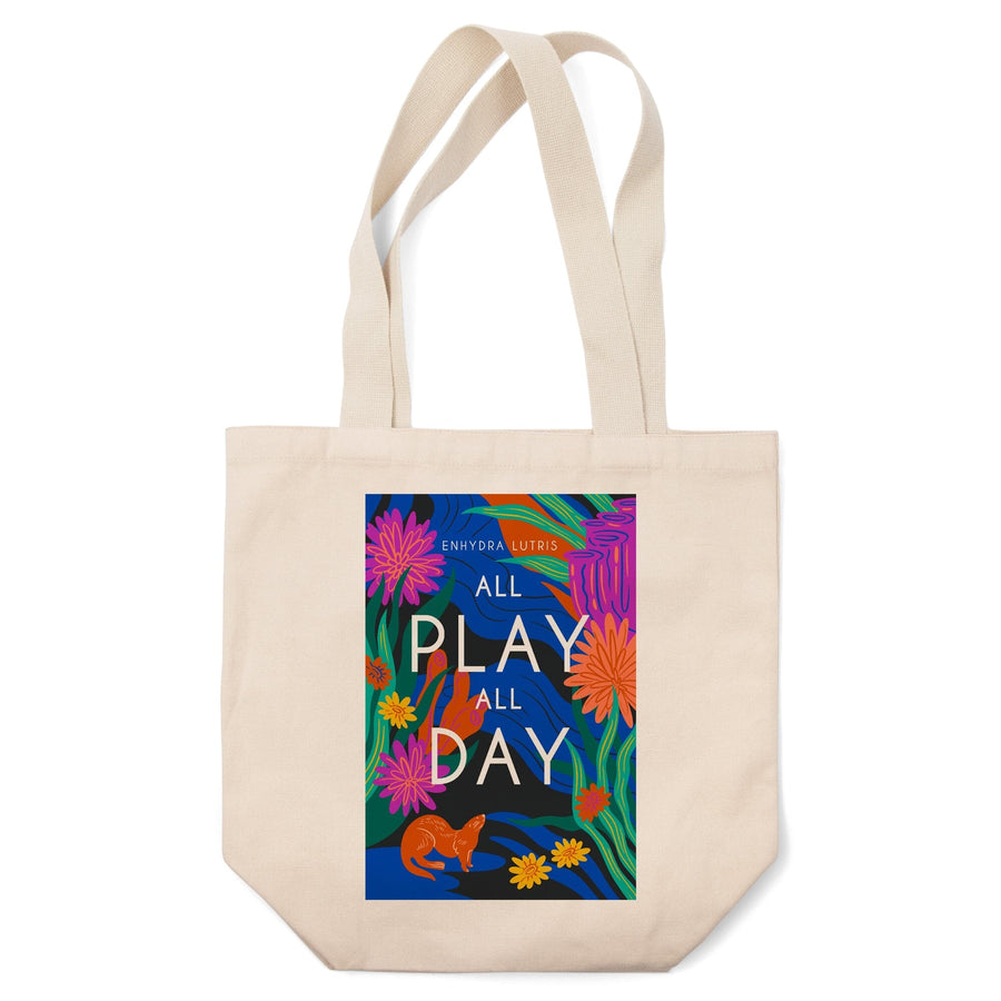 Lush Environment Collection, Sea Otter Foliage, All Play All Day, Tote Bag - Lantern Press