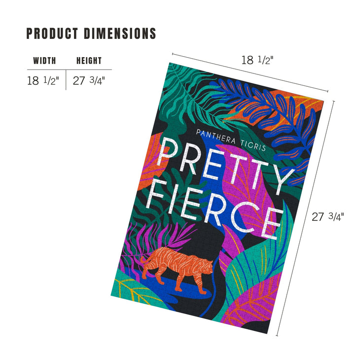 Lush Environment Collection, Tiger Foliage, Pretty Fierce, Jigsaw Puzzle Puzzle Lantern Press 