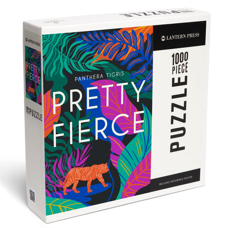 Lush Environment Collection, Tiger Foliage, Pretty Fierce, Jigsaw Puzzle Puzzle Lantern Press 