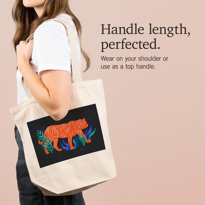 Lush Environment Collection, Tiger, Tote Bag - Lantern Press