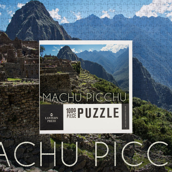 Machu Picchu, Peru, Inca Ruins of Machu Picchu, Jigsaw Puzzle Puzzle Lantern Press 