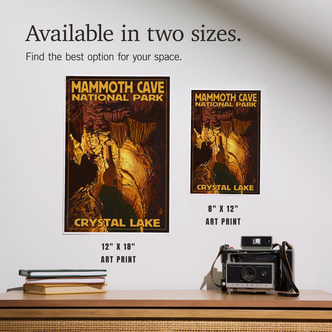 Mammoth Cave National Park, Kentucky, Crystal Lake, Art & Giclee Prints Art Lantern Press 