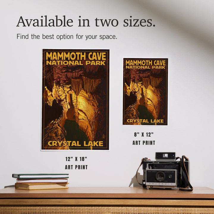 Mammoth Cave National Park, Kentucky, Crystal Lake, Art & Giclee Prints Art Lantern Press 