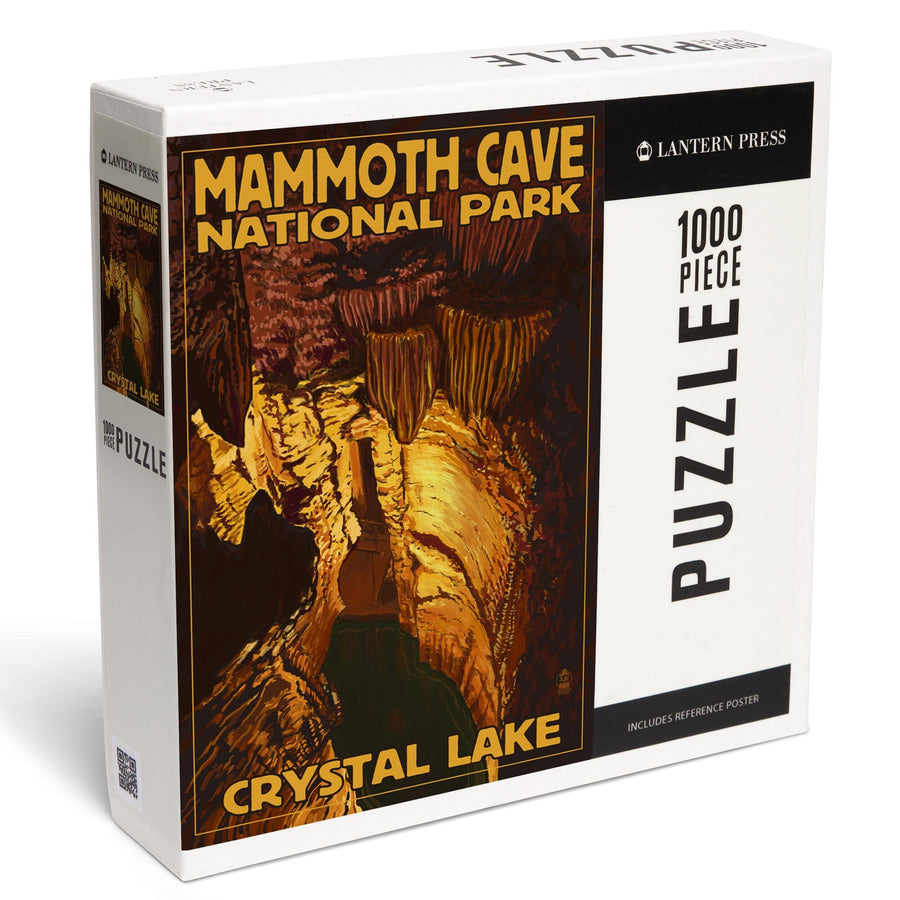 Mammoth Cave National Park, Kentucky, Crystal Lake, Jigsaw Puzzle Puzzle Lantern Press 