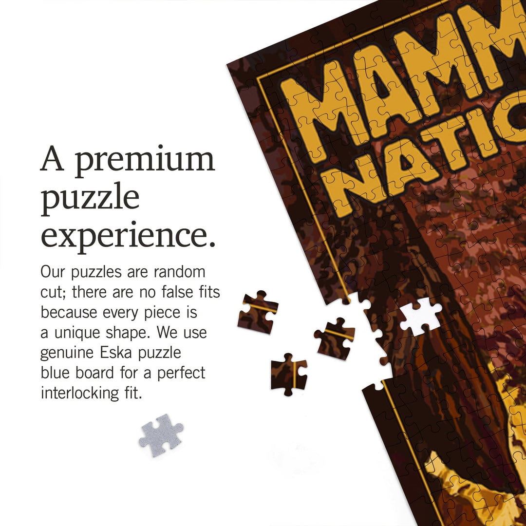 Mammoth Cave National Park, Kentucky, Crystal Lake, Jigsaw Puzzle Puzzle Lantern Press 