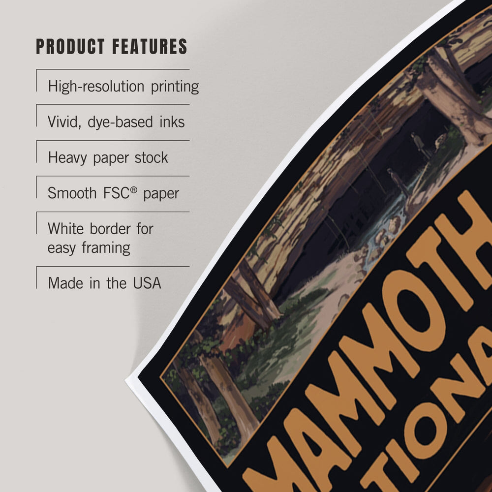 Mammoth Cave National Park, Kentucky, Echo River, Art & Giclee Prints Art Lantern Press 