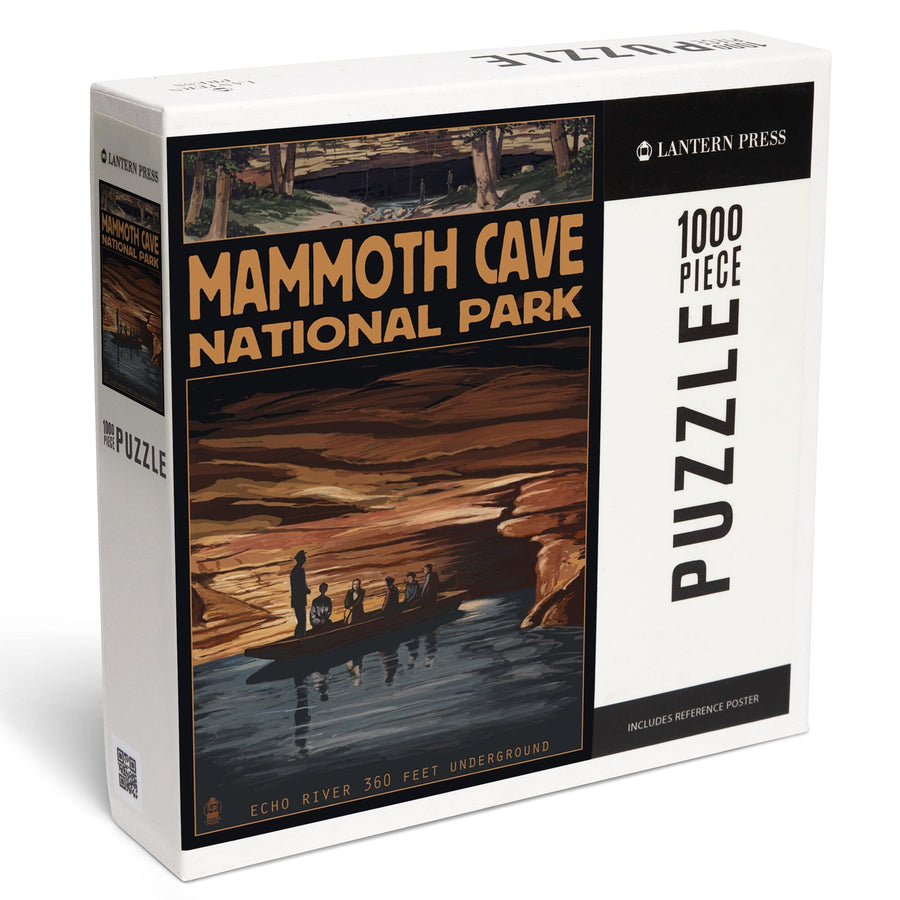 Mammoth Cave National Park, Kentucky, Echo River, Jigsaw Puzzle Puzzle Lantern Press 