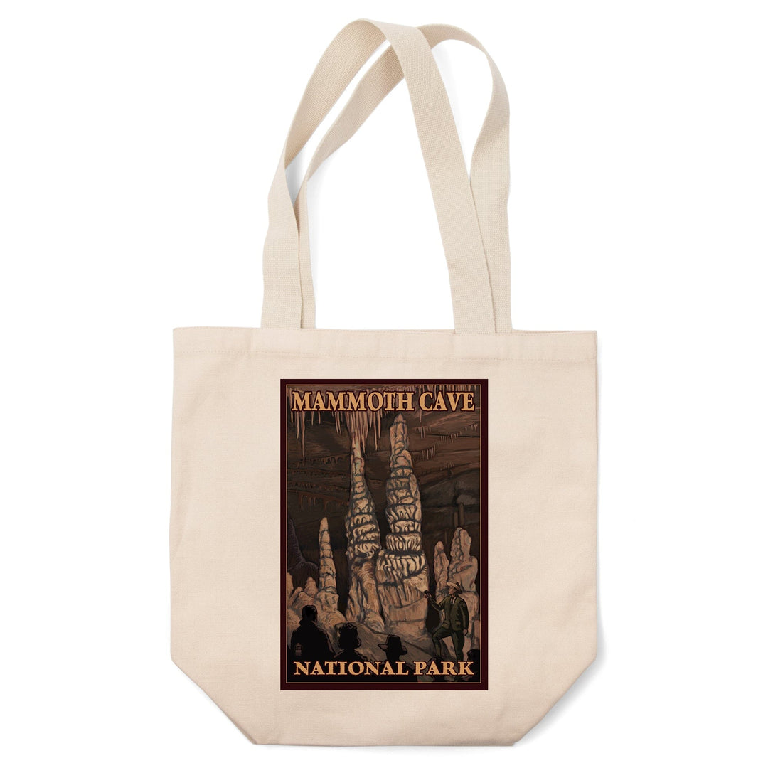 Mammoth Cave National Park, Kentucky, Onyx Pillars, Tote Bag Totes Lantern Press 