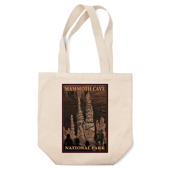 Mammoth Cave National Park, Kentucky, Onyx Pillars, Tote Bag Totes Lantern Press 