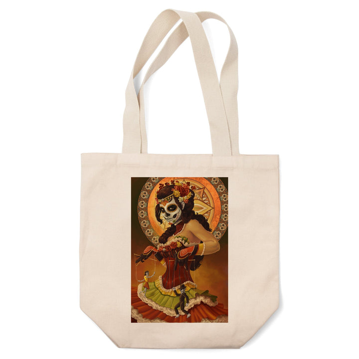 Marionettes, Day of the Dead, Tote Bag Totes Lantern Press 