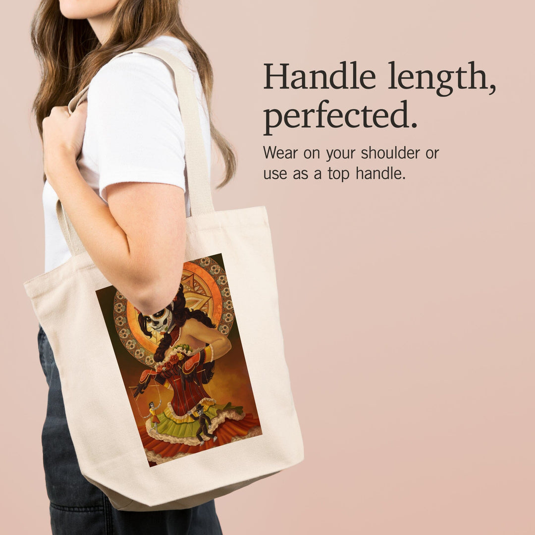 Marionettes, Day of the Dead, Tote Bag Totes Lantern Press 
