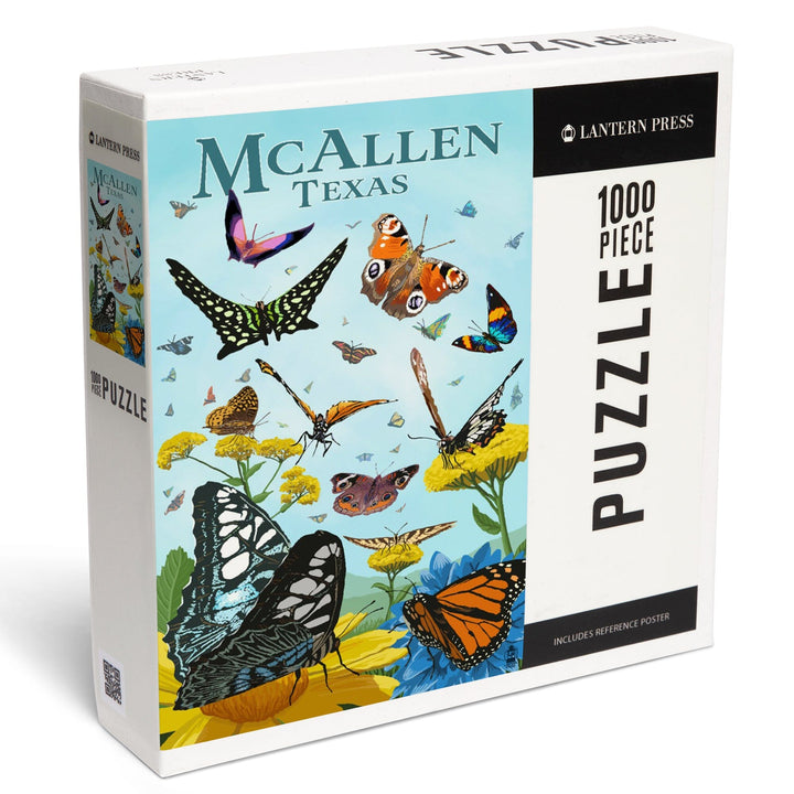 McAllen, Texas, Butterfly Garden, Jigsaw Puzzle Puzzle Lantern Press 