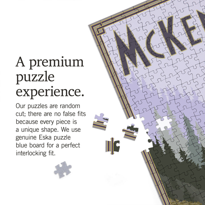 McKenzie River, Oregon Scene, Jigsaw Puzzle Puzzle Lantern Press 