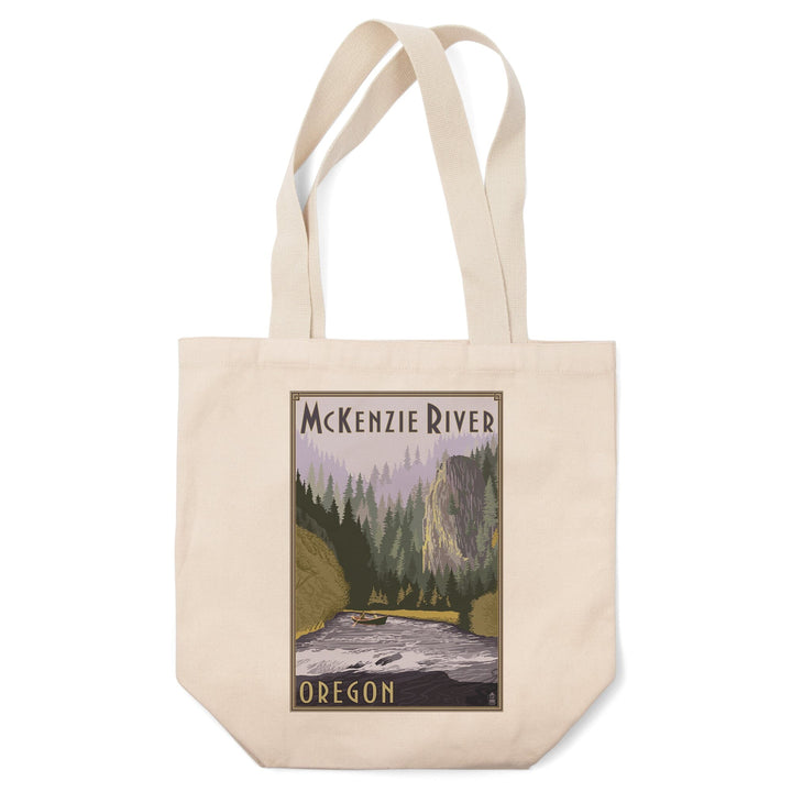 McKenzie River, Oregon Scene, Tote Bag Totes Lantern Press 