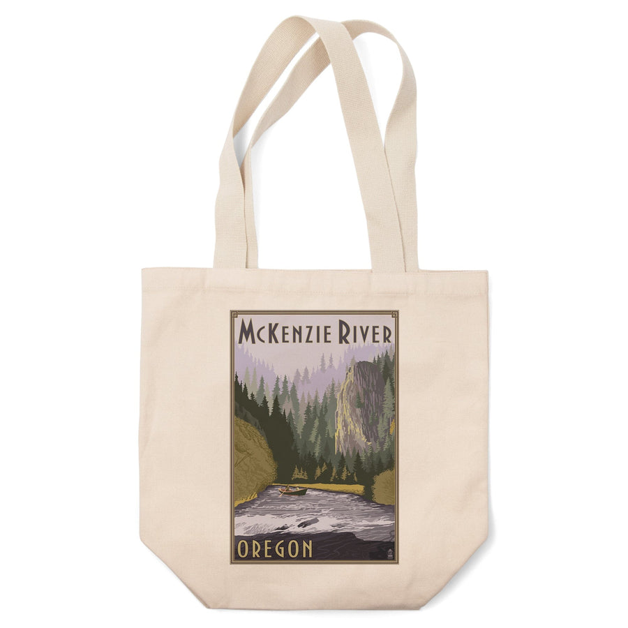 McKenzie River, Oregon Scene, Tote Bag Totes Lantern Press 