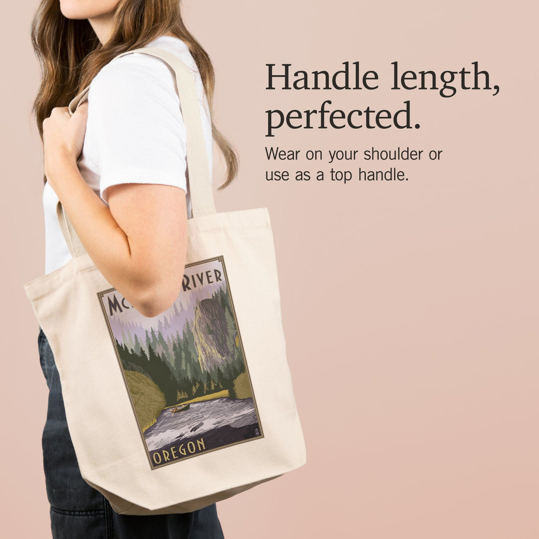 McKenzie River, Oregon Scene, Tote Bag Totes Lantern Press 