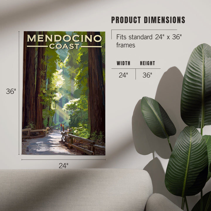 Mendocino, California, Mendocino Coast, Art & Giclee Prints Art Lantern Press 