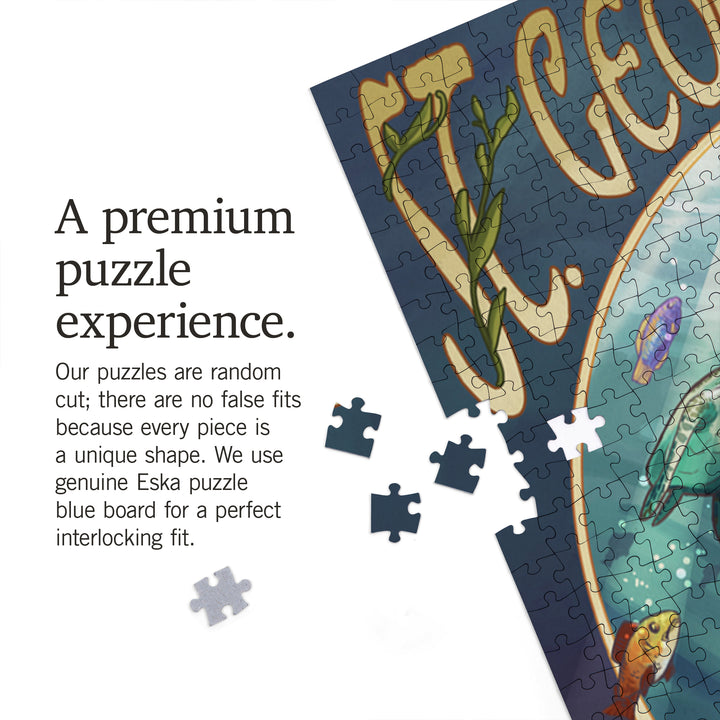Mermaid, St. George Island, Florida, Jigsaw Puzzle Puzzle Lantern Press 
