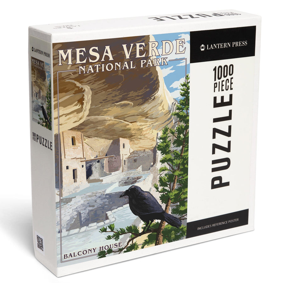 Mesa Verde National Park, Colorado, Balcony House, Jigsaw Puzzle Puzzle Lantern Press 