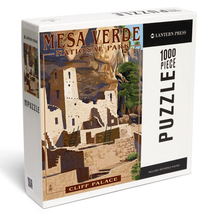 Mesa Verde National Park, Colorado, Cliff Palace, Jigsaw Puzzle - Lantern Press