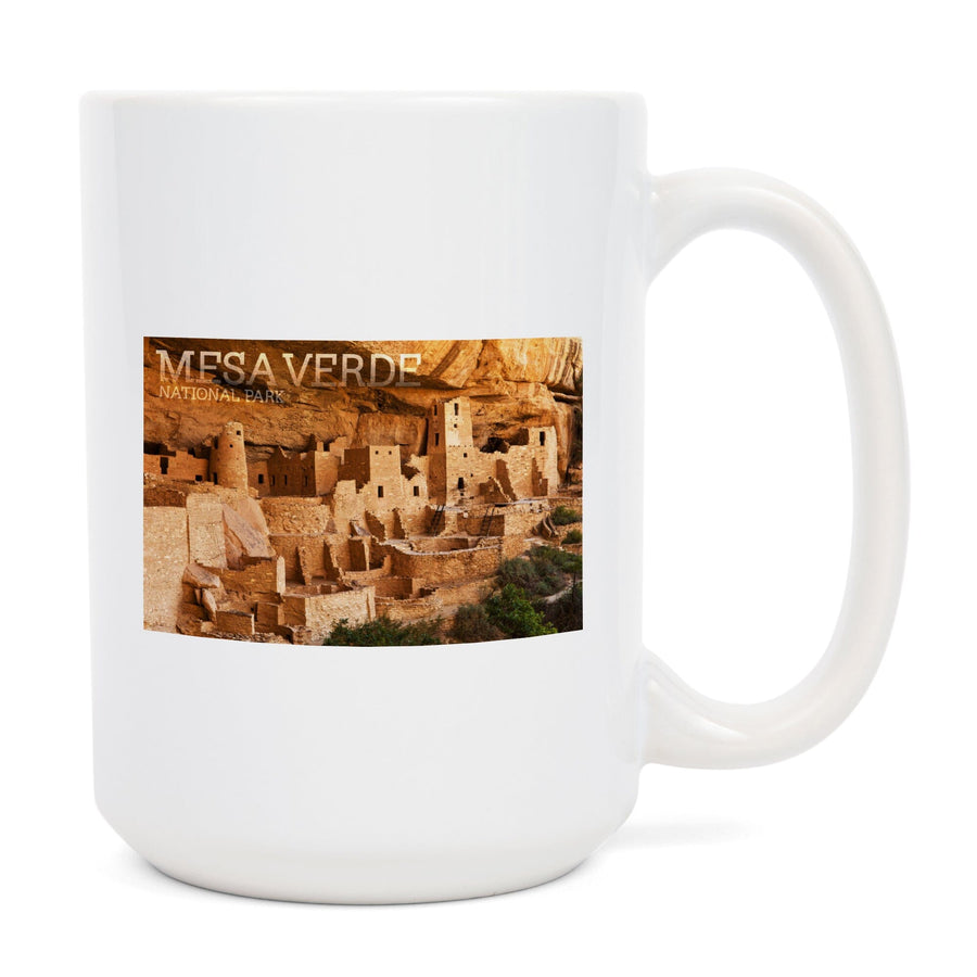 Mesa Verde National Park, Colorado, Cliff Palace Photograph, Ceramic Mug Mugs Lantern Press 