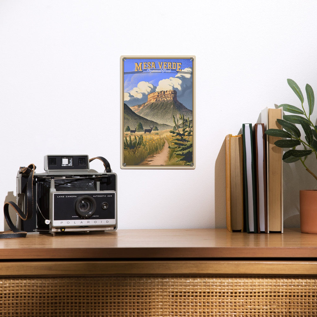 Mesa Verde National Park, Colorado, Lithograph, Metal Signs Metal Lantern Press 