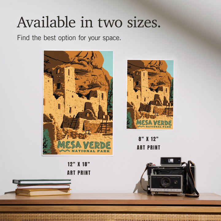 Mesa Verde National Park, Explorer Series, Art & Giclee Prints Art Lantern Press 