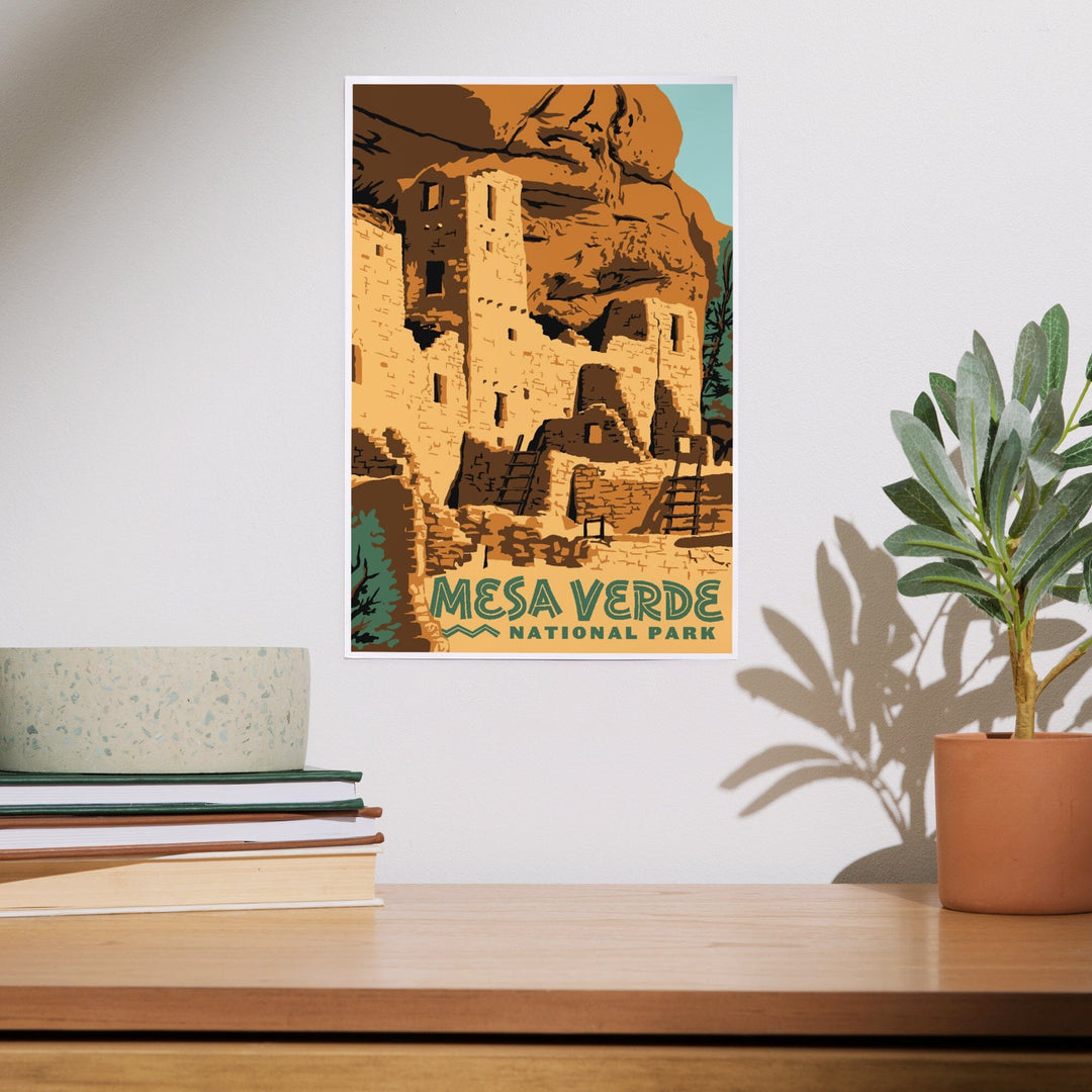 Mesa Verde National Park, Explorer Series, Art & Giclee Prints Art Lantern Press 