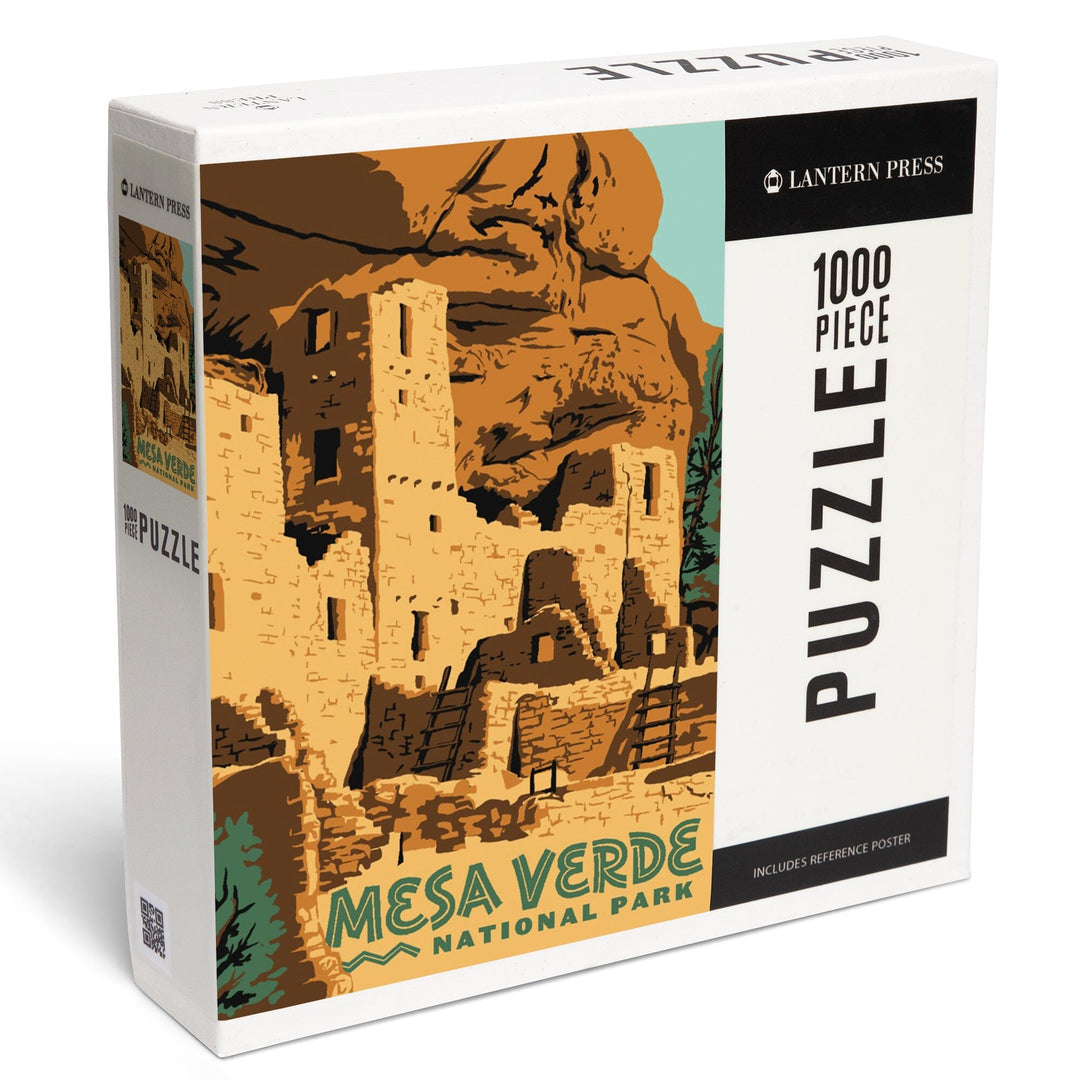 Mesa Verde National Park, Explorer Series, Jigsaw Puzzle Puzzle Lantern Press 