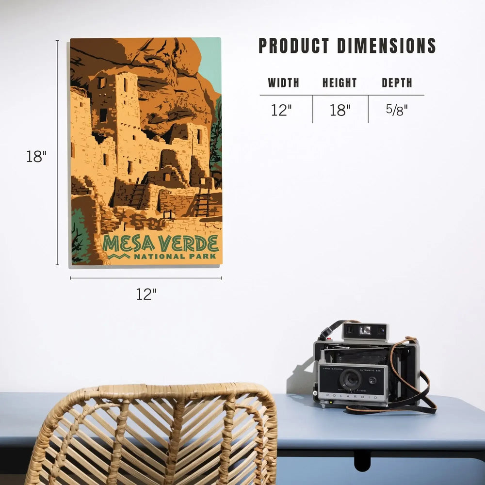 Mesa Verde National Park, Explorer Series, Lantern Press Artwork, Wood Signs and Postcards - Lantern Press
