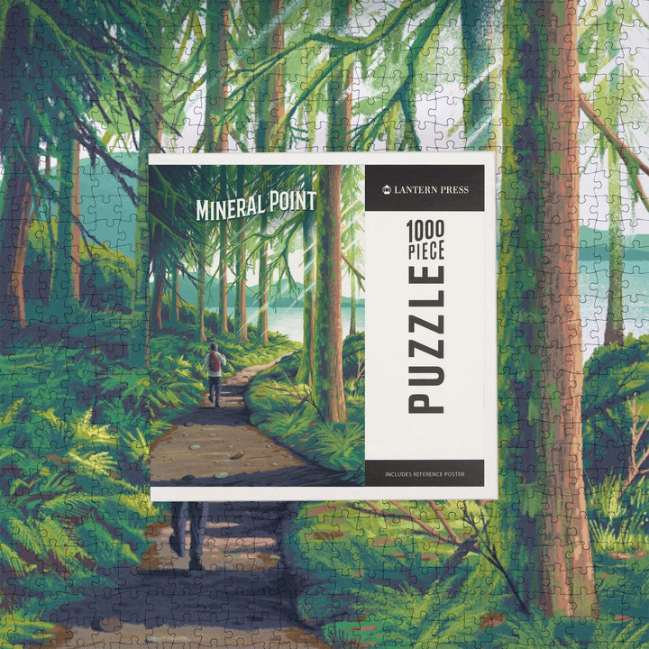 Mineral Point, Idaho, Get Outside Series, Walk in the Woods, Day Hike, Jigsaw Puzzle Puzzle Lantern Press 