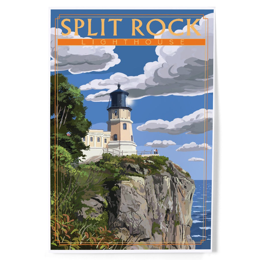 Minnesota, Split Rock Lighthouse, Art & Giclee Prints Art Lantern Press 