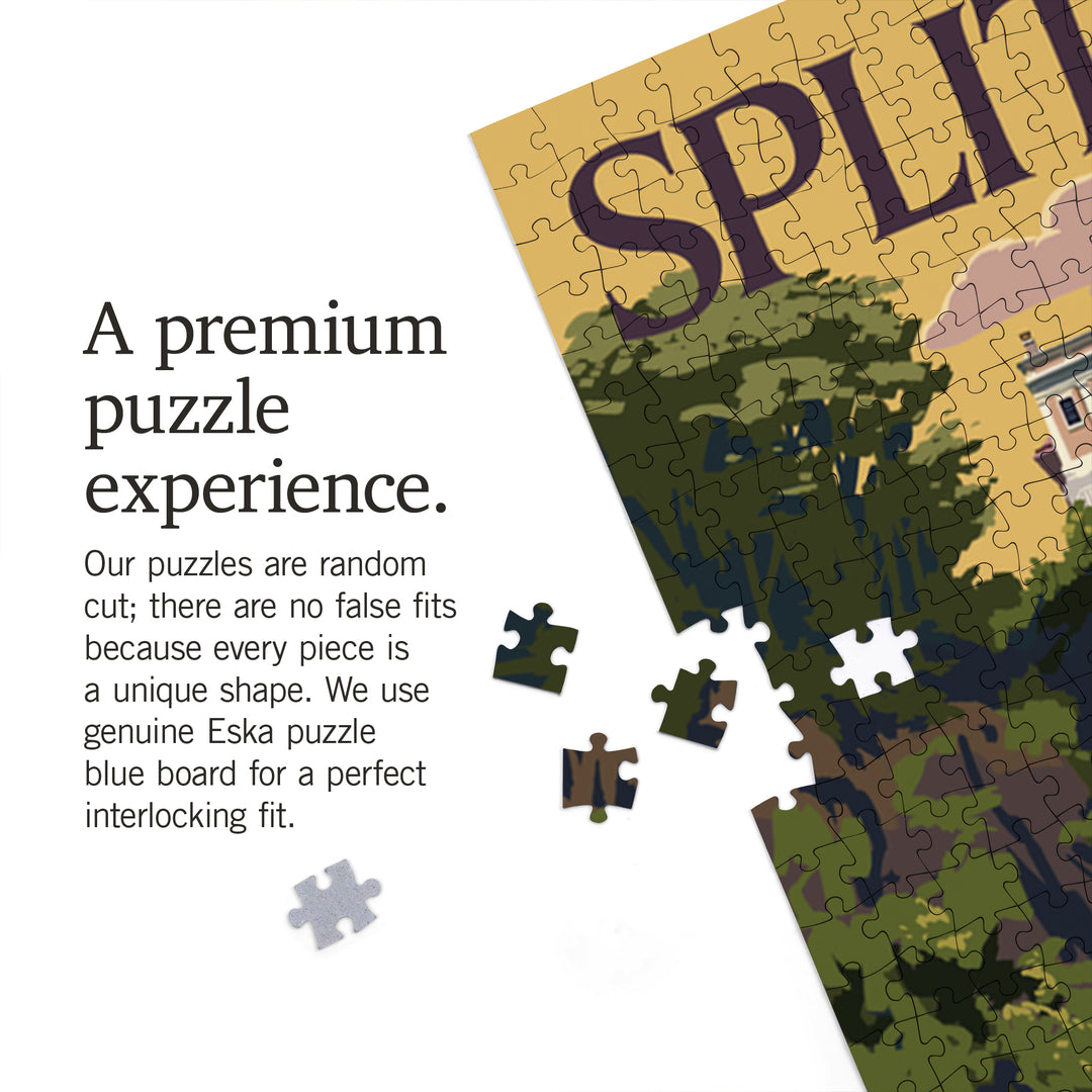 Minnesota, Split Rock Lighthouse on Lake Superior, Jigsaw Puzzle Puzzle Lantern Press 