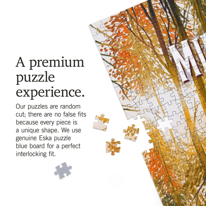 Minnesota, Walk In The Woods, Day Hike, Jigsaw Puzzle - Lantern Press