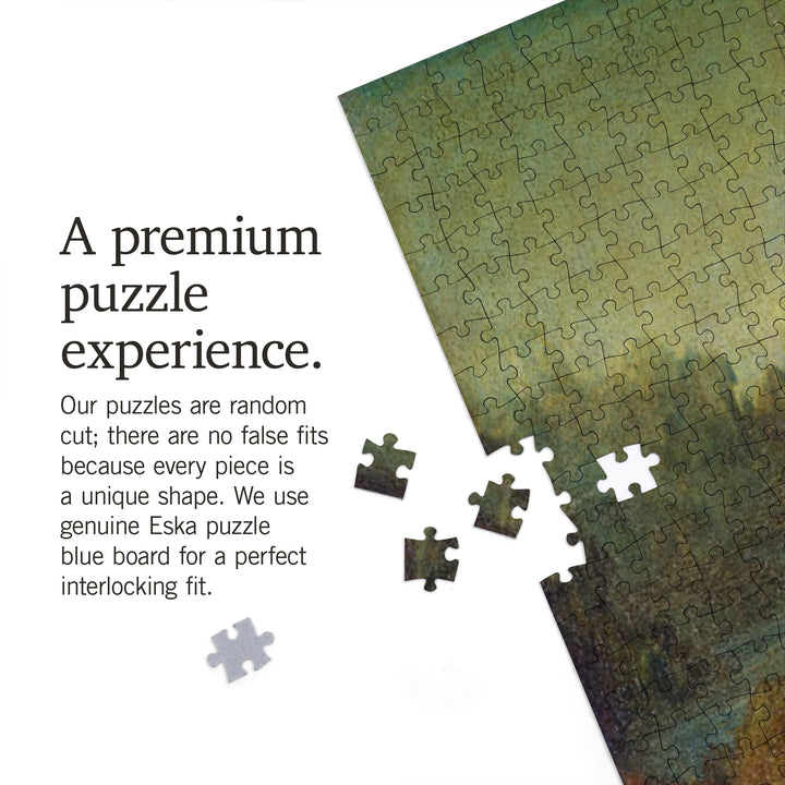 Mona Lisa (Artist: Leonardo da Vinci) c. 1503, Masterpiece Classic, Jigsaw Puzzle Puzzle Lantern Press 