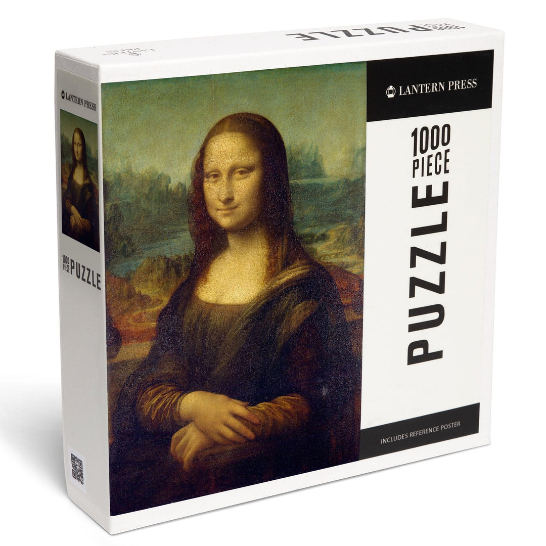 Mona Lisa (Artist: Leonardo da Vinci) c. 1503, Masterpiece Classic, Jigsaw Puzzle Puzzle Lantern Press 