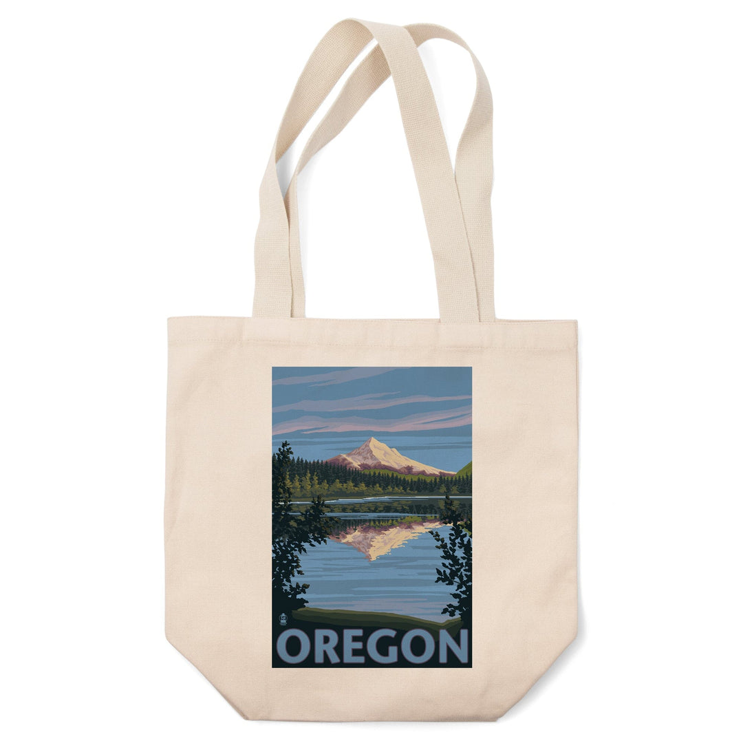 Mount Hood from Lost Lake, Oregon, Tote Bag Totes Lantern Press 