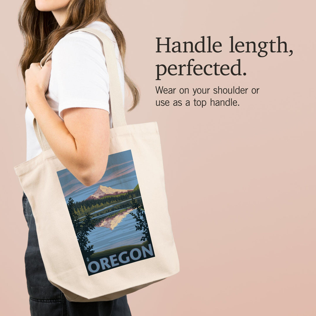 Mount Hood from Lost Lake, Oregon, Tote Bag Totes Lantern Press 
