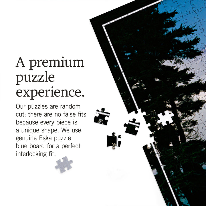 Mount Rainier National Park, Reflection Lake, Jigsaw Puzzle Puzzle Lantern Press 