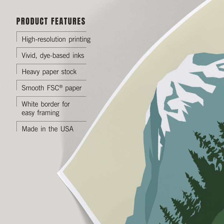 Mount Rainier National Park, Washington, Bears, Art & Giclee Prints Art Lantern Press 