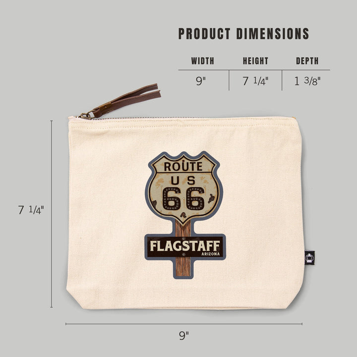 Mount Rainier National Park, Washington, Pacific Northwest Volcanoes, Organic Cotton Zipper Pouch, Go Bag Go Bag Lantern Press 