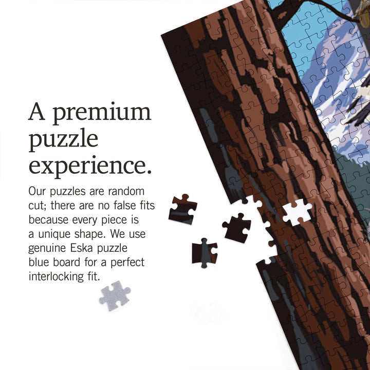Mount Rainier National Park, Wildlife Utopia, Jigsaw Puzzle Puzzle Lantern Press 