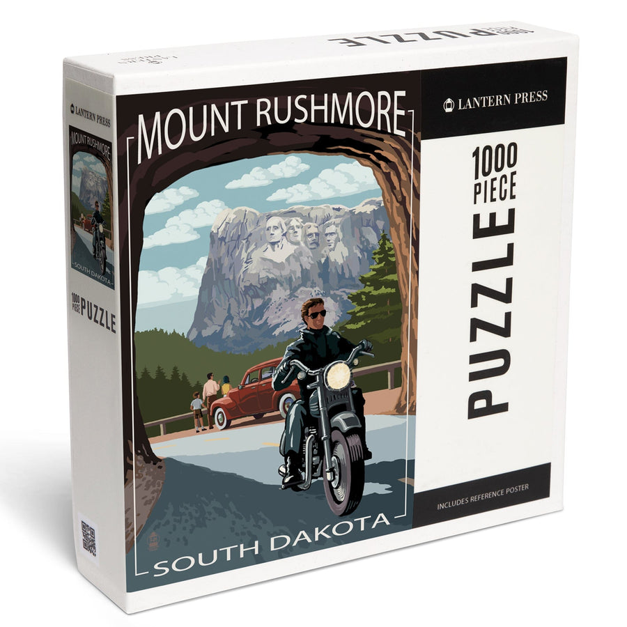 Mount Rushmore National Memorial, South Dakota, Tunnel Scene, Jigsaw Puzzle Puzzle Lantern Press 