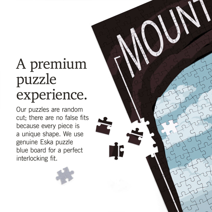Mount Rushmore National Memorial, South Dakota, Tunnel Scene, Jigsaw Puzzle Puzzle Lantern Press 