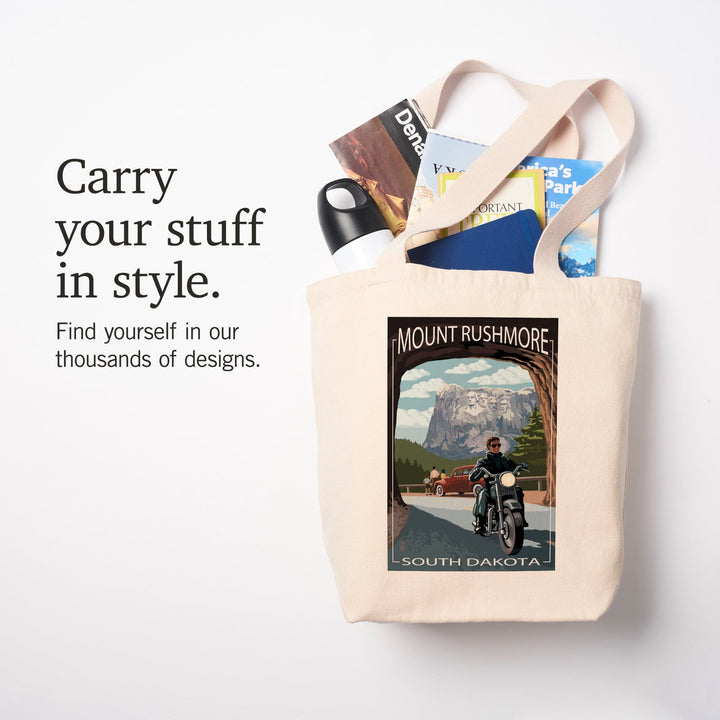Mount Rushmore National Memorial, South Dakota, Tunnel Scene, Tote Bag Totes Lantern Press 