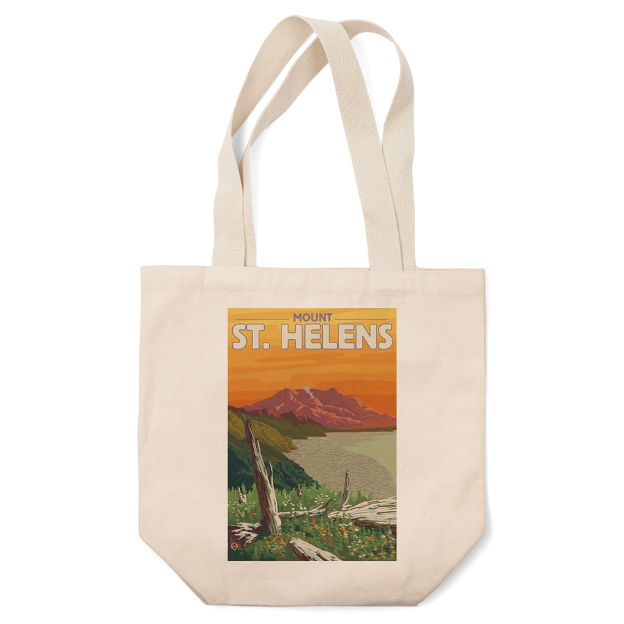 Mount St. Helens, Washington, Sunset View, Tote Bag Totes Lantern Press 