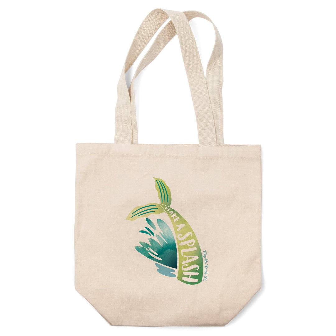 Myrtle Beach, South Carolina, Mer-Mazing Collection, Make a Splash,, Tote Bag Totes Lantern Press 